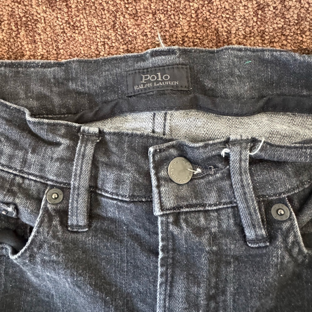 Polo Ralph Lauren black prospect straight jeans. Men’s 30/30 - Picture 3 of 11